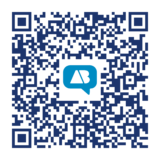 ActBlue QR code for Karla Kemp Flip 18 Blue!
